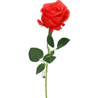 Darček na Valentína - Ruža svietiaca na Valentína 50 cm červená