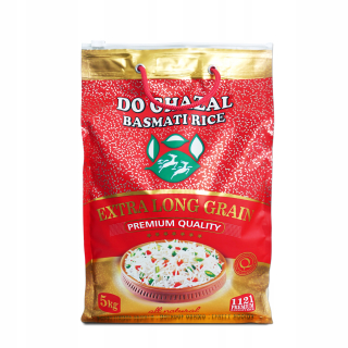 Basmati Premium Rice 5 kg Ghazal 100% kvalita