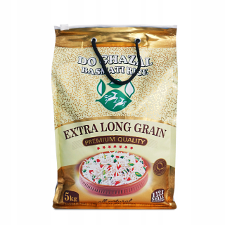 Rice Basmati Sella 5 kg Ghazal 100% kvalita