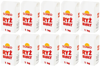 RYŽA SONCO 10 kg BIELE DLHÉ ZRNO 10 X 1 kg RISANA
