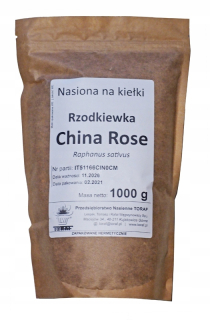 Reďkovka Čína Rose Seeds Sprouts 1000g Toraf