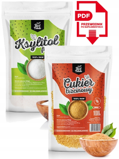 Skutočné potraviny Cukrové cukor 1000G + XYLITOL 1KG