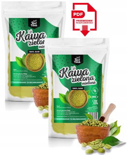 Zelená káva -  Real Foods Green Coffee Mielona 1500g