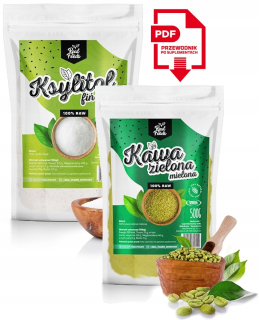 Zelená káva -  Reálne potraviny Ksylitol Fínska 1kg + Zelená Káva 1kg