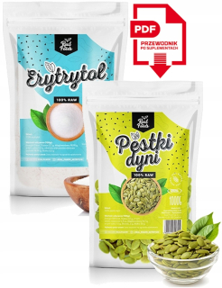 Pravé jedlá Tekvicové jamy Sneh 1000g + Erytritol 500g