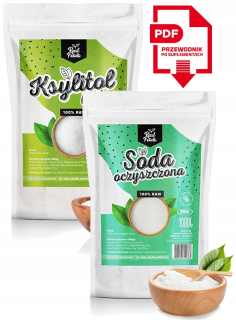 Skutočné potraviny Čistená sóda 1000 g + xylitol 1 kg