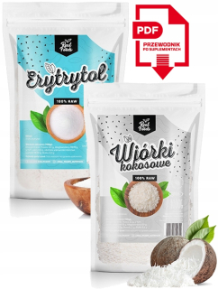 Skutočné potraviny Kokosové hobliny 1000G + erytritol 500g