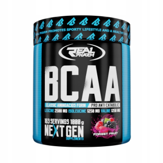 Aminokyseliny - Real Pharm BCAA top stimulátor až 1000g oranžovej