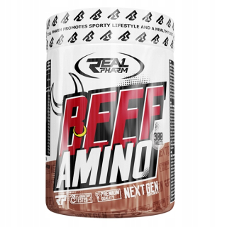 Aminokyseliny - Real Pharm Beef Amino 300 tabliet + VITAMÍNY PILLBOXU