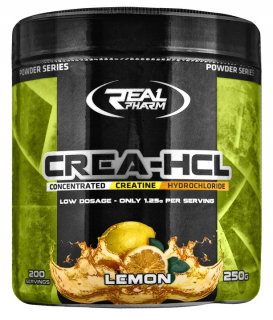 Kreatín - Real Pharm Crea-HCL 250g Con-Cret Mass Hass vytvára