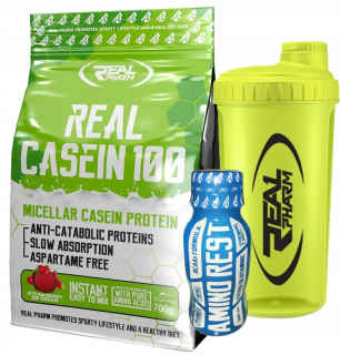 Proteín - Real Pharm Casein 100% 700g. Proteín. Srvátka. Kazeín