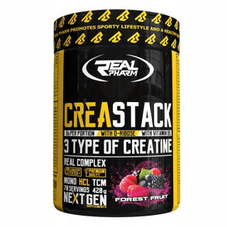 Kreatín - Real Pharm Crea Stack 3in1 420g Kiwi Orange