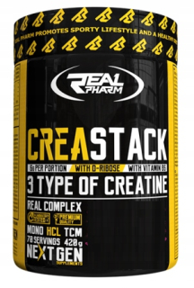 Kreatín - Real-Pharm Crea Stack 420g Creaine Poznań