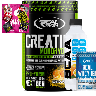Kreatín - Real Pharm Creatine 500g CREATINE monohydrát + zdarma