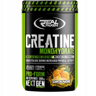 Kreatín - Real-Pharm Createine 500g Creamina Poznań Lemon