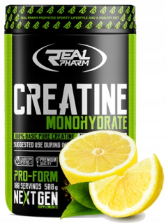 Kreatín - Real Pharm Kreatín Monohydrát 500g Lemon