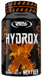 Spaľovač tuku - Spaľovač tukov Real Pharm Hydrox 120tab REDUCTION