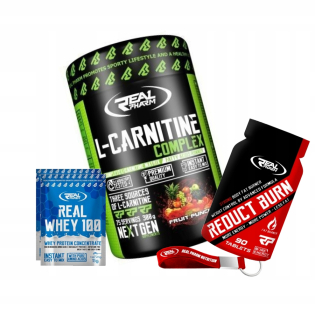 Spaľovač tuku - Real Pharm L-Carnitín 300G + reduktne horieť!
