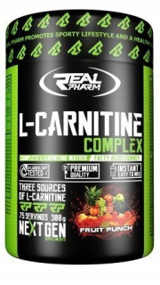 Spaľovač tuku - Real Pharm L-Carnitín 300g + Vitamínová doprava PLN 0