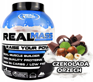 Gainer - Real Pharm Hass Gainer 3632g Vytvorte hmotnosť 20% proteínu