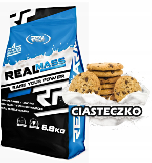 Gainer - Real Pharm Hass Gainer 6800g Cookie 20% bielkovín