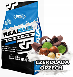 Gainer - Real Pharm Mass Gainer 6800g SKEK. ORZ. 20% bielkovín