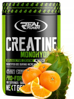 Kreatín - Real Pharm Monohydrát Kreatín Cactus Orange