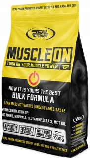 Gainer - Real Pharm Muscle ON 1000g Gainer Bulk Mass Protein