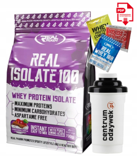Proteín -  Real Pharm Real Isolate 700g až 90 g proteínu pre 100 g