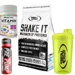 Proteín - Real Pharm Shake It 700g Rýchly nárast svalovej hmoty