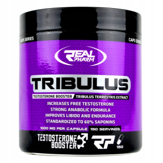 Testosterón - Real Pharm Tribulus pre testosterón Libido 150 kapsúl
