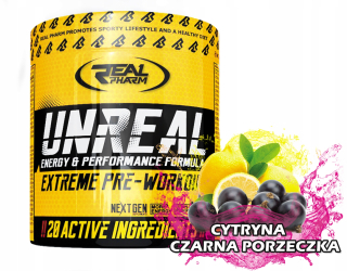 Real Pharm Unreal 360 g mega sily a sily na tréning