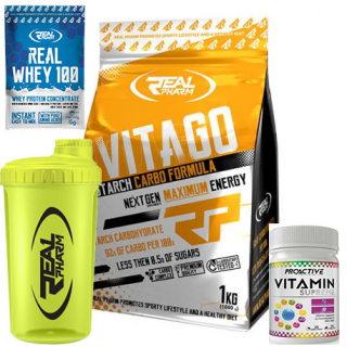 Real Pharm Vita GO 1000G Sacharidy Energia