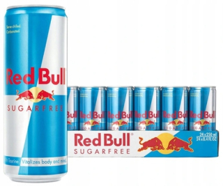 Energetický nápoj Red Bull bez cukru 24 x 250 ml