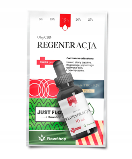 CBD - Regenerácia - CBD olej 15% - Bio zo Švajčiarska