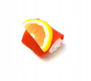 Replika Nigiri Sushi s lososom a citrónom
