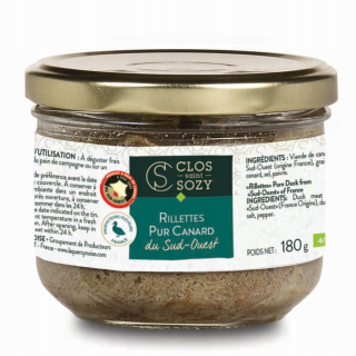 Rillettes z kačice 180 g. Originálny francúzsky