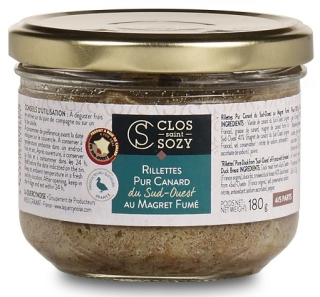 Rillettes s údeným materským mliekom v 180 g.
