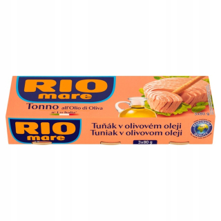 Rio Mare tuniak olivový olej 3x80g