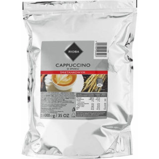 Cappuccino - Kapučíno - Rioba Cappuccino so smotanovou chuťou 1000 g