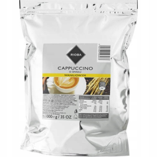 Cappuccino - Kapučíno - Rioba Cappuccino s vanilkovou chuťou 1000 g