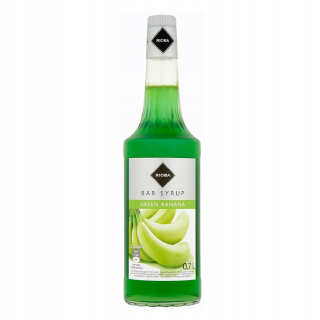 Barmanský sirup Rioba ZELENÁ BANÁNOVÁ príchuť 0,7 l