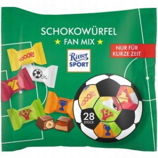 Ritter Sport Schokowürfel Fan Mix 28 Čokolády