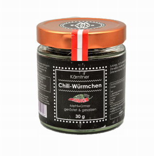 Červy s príchuťou chilli (jedlý hmyz)