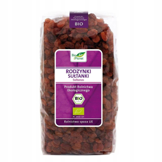 Sušené ovocie - Raisins Sultans Bio 1kg Bio Planet Quality 1000g
