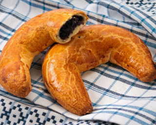 Maslo croissanty s makom
