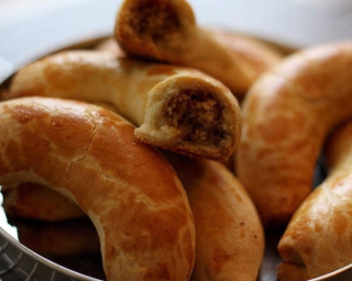 Croissanty s vlašskými orechami