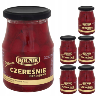 Farmer Cocktail Cherries Red Jar 6x370ml