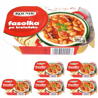 Rolnik Pečená fazuľa v hliníku 6 x 355 ml