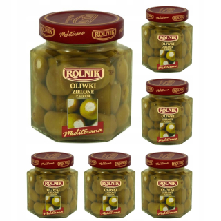 Farmár olivy zeleno so syrom v jar 6 x 314 ml